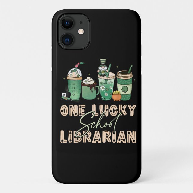 St. Patrick Day Lucky Librarian Case-Mate iPhone Hülle (Rückseite)