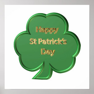 St. Patrick Day's Symbol Poster