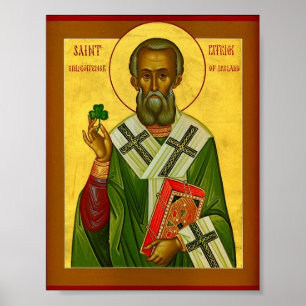 St Patrick Enlightener von Irland Poster