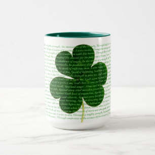St. Patrick Hymn Das Hirschgedicht Kleeblatt Tasse