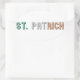 St. Patrick Ireland Irish St. Paddy Typography Ovaler Aufkleber (Tasche)