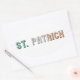 St. Patrick Ireland Irish St. Paddy Typography Ovaler Aufkleber (Umschlag)