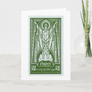 St. Patrick Irish Postage Briefmarke Karte