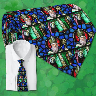 St. Patrick Irish Stains Glass Krawatte