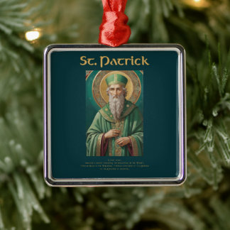 St Patrick Katholische Weihnachtsdekoration Ornament Aus Metall