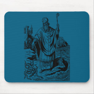 St. Patrick katholischer Heiliger St. Patricks Day Mousepad