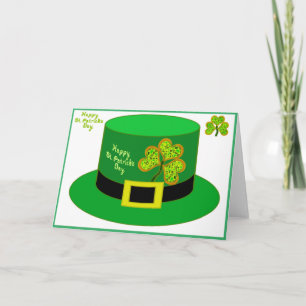 St. Patrick Leprechaun Karte Partyhut pdf