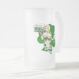 St. Patrick Mattglas Bierglas