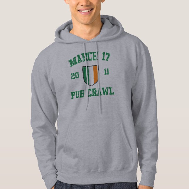 St Patrick mit Kapuze Sweatshirt Tag2011 (Vorderseite)