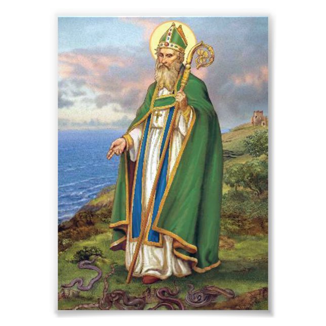 ST PATRICK, PATRON SAINT OF IRLAND. FOTODRUCK (Vorne)