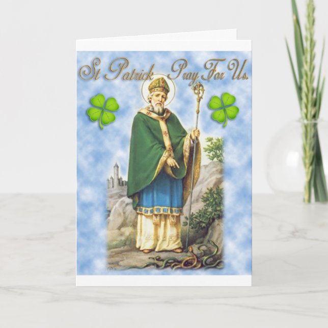St Patrick Prayer Karte (Vorderseite)