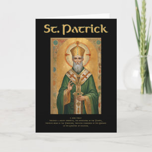St. Patrick römisch-katholische Gebet  Karte