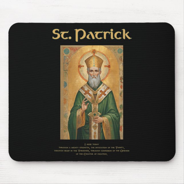 St Patrick römisch-katholisches Gebet Mousepad (Vorne)