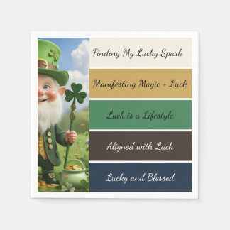 St. Patrick’s Affirmation Napkins Serviette