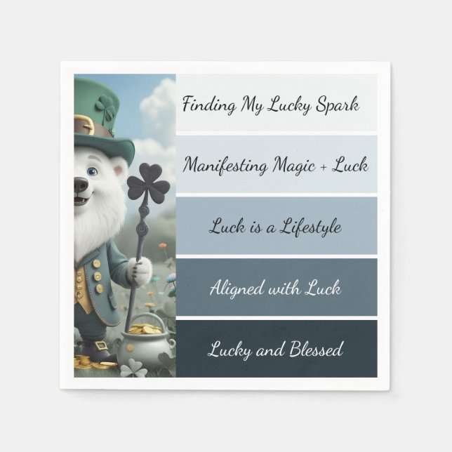 St. Patrick’s Affirmation Serviette (Vorderseite)