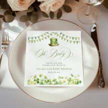St. Patrick’s Day Baby Shower Irischer Shamrock