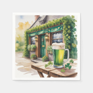 St. Patrick’s Day Bar Pub Party Serviette