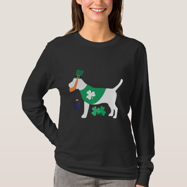 St Patrick S Day Beagle Funny für Hundefreunde T-Shirt (Vorderseite)