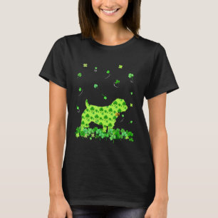 St Patrick S Day Dog Maltese Kleeblatt C irisch T-Shirt