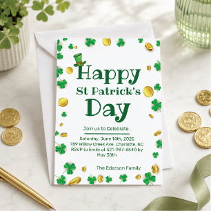 St. Patrick’s Day Einladung zur Feier