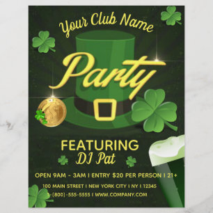 St. Patrick’s Day Event Party Flyer