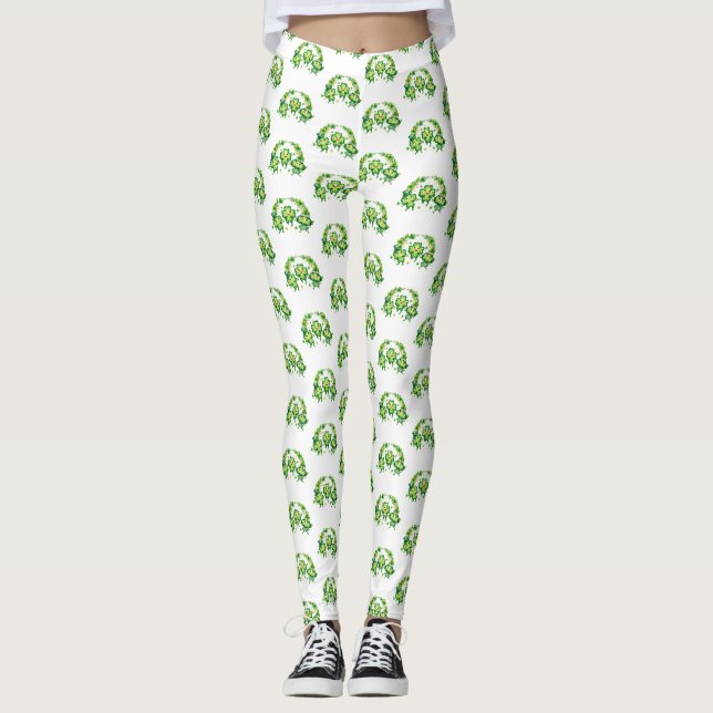 St. Patrick’s Day feiern Leggings (Vorderseite)