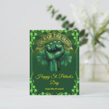 St. Patrick’s Day Glück der Iren Faust Shamrock