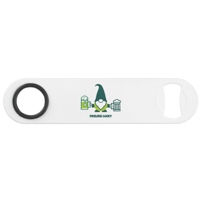 St. Patrick’s Day Gnome with Beer Mug (Devant (Horizontal))