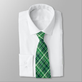 St. Patrick’s Day Grünschattierungen und weiß kari Krawatte