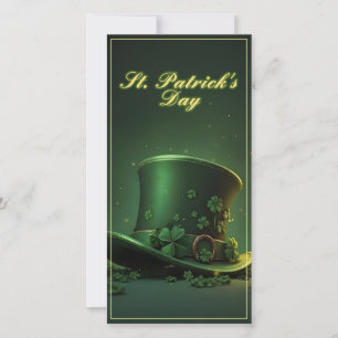 St. Patrick’s Day Hut und Shamrock-Design