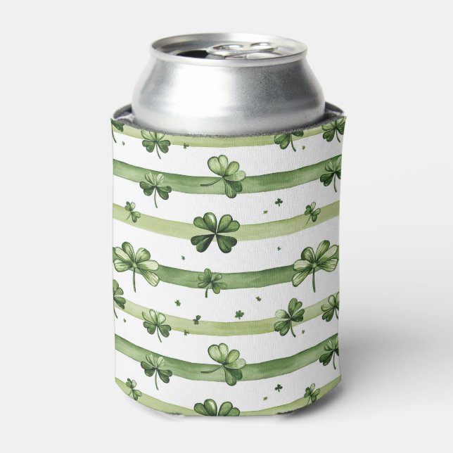 St. Patrick’s Day Irisches Kleeblatt-Design Dosenkühler (Kanne Vorderseite)