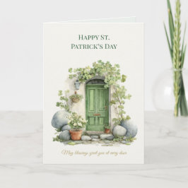 St Patrick’s Day Irish Luck Shamrock Greeting Card Karte