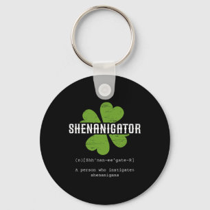 St Patrick`s Day Irish Shenanigator Lucky Fun Clo Schlüsselanhänger