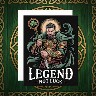 St. Patrick’s Day Karte Legende Keine Glückssache