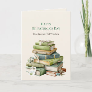 St. Patrick’s Day Lehrergeschenkkarte Karte