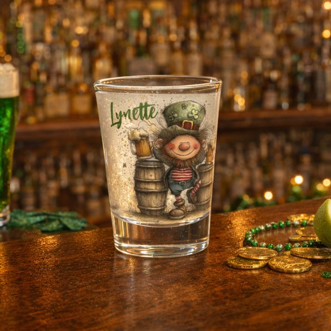 St. Patrick’s Day Leprechaun Toast Shot Glass Schnapsglas (Von Creator hochgeladen)