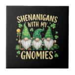 St Patrick’s Day Lucky Shamrock Gnome  Fliese<br><div class="desc">St Patrick’s Day Lucky Shamrock Gnome</div>