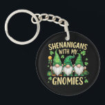 St Patrick’s Day Lucky Shamrock Gnome  Schlüsselanhänger<br><div class="desc">St Patrick’s Day Lucky Shamrock Gnome</div>