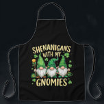 St Patrick’s Day Lucky Shamrock Gnome  Schürze<br><div class="desc">St Patrick’s Day Lucky Shamrock Gnome</div>