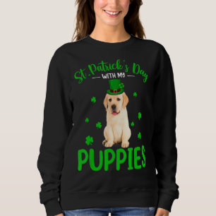 St Patrick S Day mit meinen Welpen St Patrick Lepr Sweatshirt