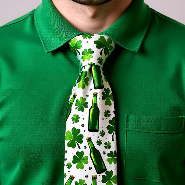 St. Patrick’s Day Pints & Petals Krawatte (St. Patrick’s Day Pints & Petals Necktie)