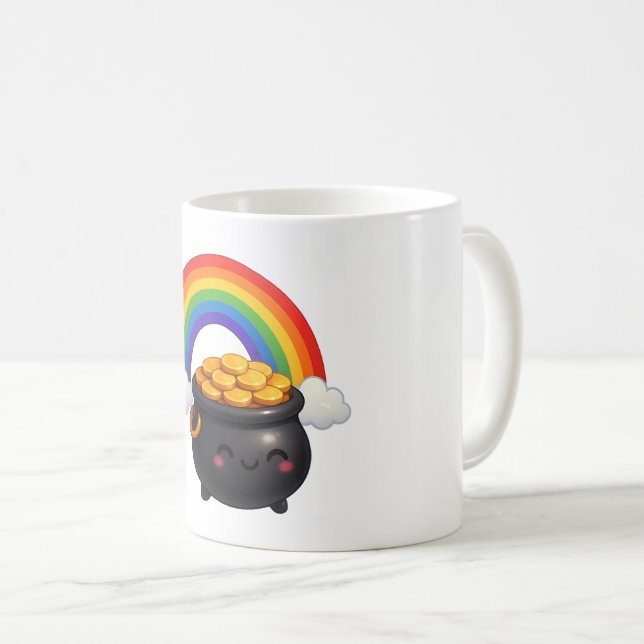 St Patrick’s Day Pot of Gold Mug (Devant droit)