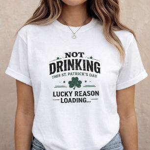 St. Patrick’s Day Schwangerschaftsankündigung T-Shirt