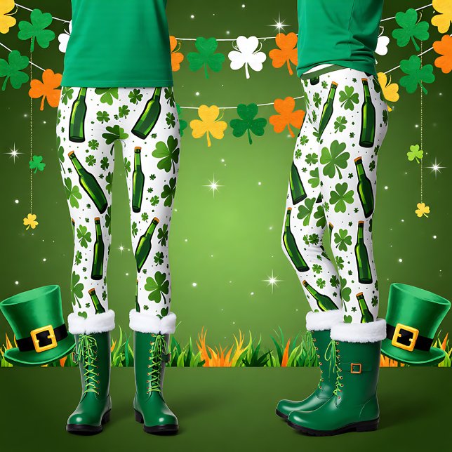 St. Patrick’s Day Shamrock & Schláinte Leggings (St. Patrick’s Day Shamrock & Schláinte Leggings)