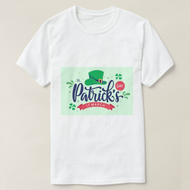 St. Patrick’s Day Shirt – Glücklicher Leprechaun-H (Design vorne)