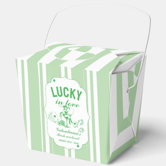 St. Patrick sie fand ihren glücksbringer junggesel Geschenkschachtel (Vorderseite)