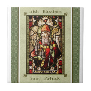 St. Patrick St. Patrick's Day Art Tile Fliese