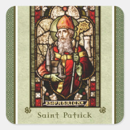 St. Patrick | St. Patrick's Day Square Stickers