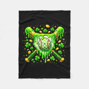 St. Patrick Tag Baseball Drip Eiscreme Baseball Ho Fleecedecke