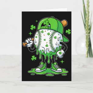 St. Patrick Tag Baseball Drip Eiscreme Baseball Ka Karte